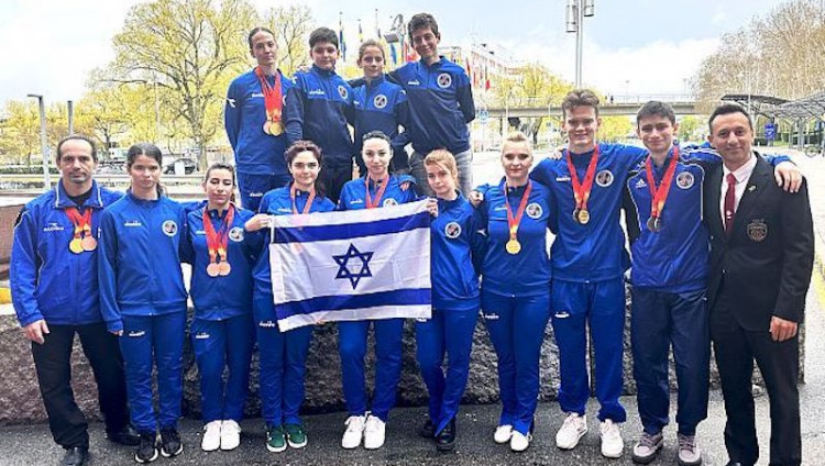 Сборная Израиля завоевала 15 медалей на чемпионате Европы по ушу